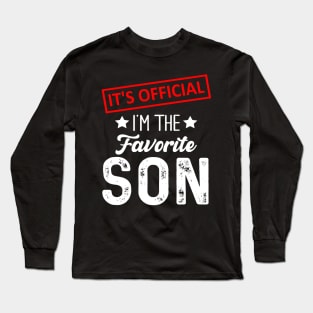 It's official i'm the favorite son Long Sleeve T-Shirt